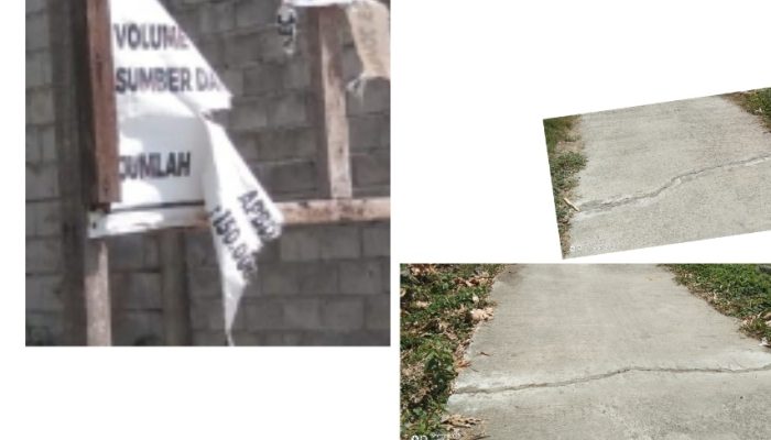 Jalan Beton Retak, Uang Negara Terancam Dikorupsi