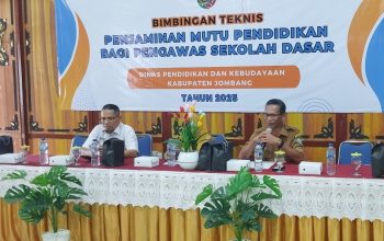 Tingkatkan Kualitas Pengawas Sekolah Dasar, Disdikbud Jombang Gelar Bimtek Penjaminan Mutu Pendidikan