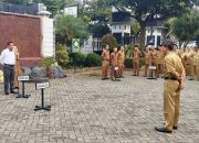 Sekdakab Jombang Pimpin Apel Kerja di Kantor Disdikbud Jombang