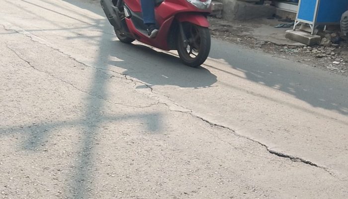 Diduga Berat Jenis Berkurang, Kasus Aspal Ambles Picu Kerugian Rp 55 Juta