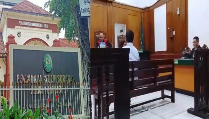 ‎‎Sidang Penganiayaan Warga Simokerto, Penasehat Hukum Terdakwa Ajukan Eksepsi Atas Dakwaan JPU