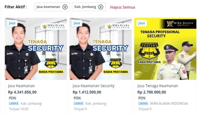 4 Paket Katalog Milik Salah Satu OPD Diborong Satu Penyedia. Nilainya Rp 889 Juta. Kok Bisa? 