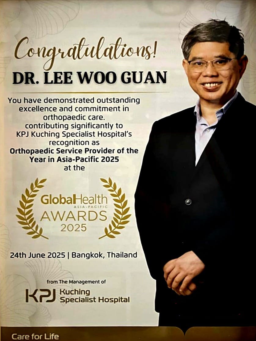 Salah Satu Penghargaan yang Diperoleh Dr Lee Woo Guan
