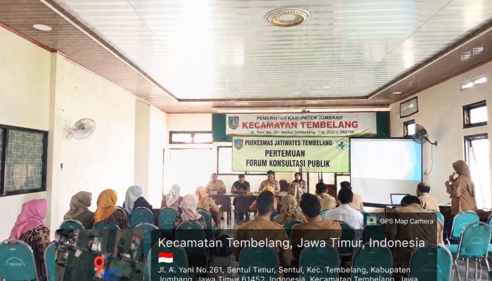 Puskesmas Jatiwates Gelar Forum Konsultasi Publik Bersama Lokakarya Mini Lintas Sektor untuk Tingkatkan Mutu Pelayanan Kesehatan Jombang